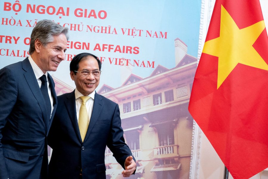 U.S. Secretary of State Antony Blinken visits Hanoi