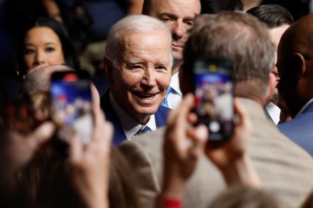 U.S. President Joe Biden visits George E. Wahlen Department of Veterans Affairs Medical Center in Salt Lake City
