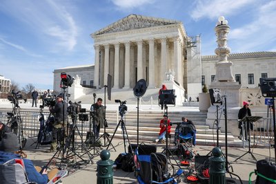 U.S. Supreme Court hears arguments in Trump appeal of Colorado ballot disqualification, in Washington