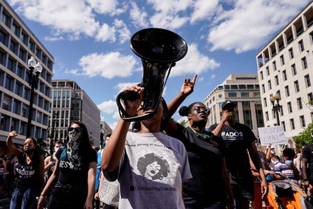Protests after the death of George Floyd, in Washington