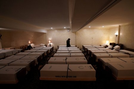 FILE PHOTO: The coronavirus disease (COVID-19) outbreak in New York