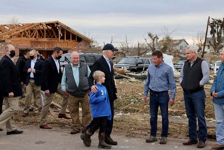 U.S. President Biden visits Kentucky