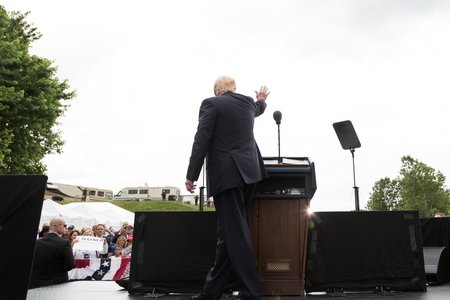 President Donald Trump delivers remarks on infrastructure