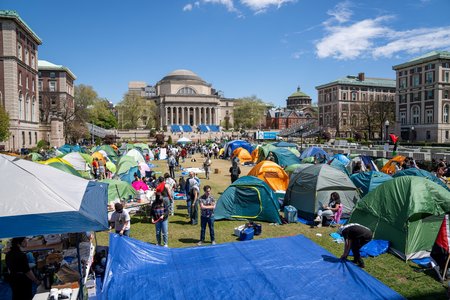 Columbia University protest continues