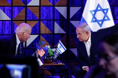 U.S. President Biden visits Israel amid the ongoing conflict between Israel and Hamas
