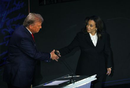 Harris-Trump presidential debate hosted by ABC in Philadelphia, Pennsylvania