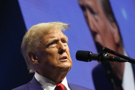 Republican presidential nominee and former U.S. President Trump campaigns in Georgia