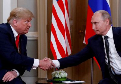 FILE PHOTO: rump-Putin summit in Helsinki