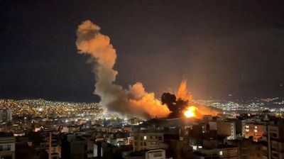 An explosion in Sanandaj, amid the U.S.-Israeli conflict with Iran