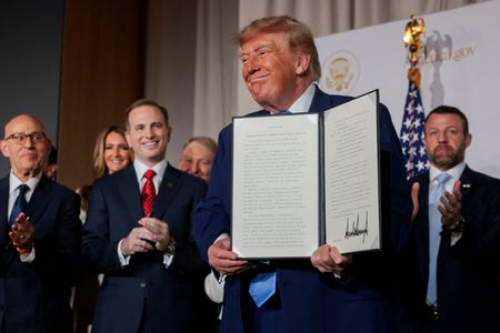US President Donald Trump at America.gov launch